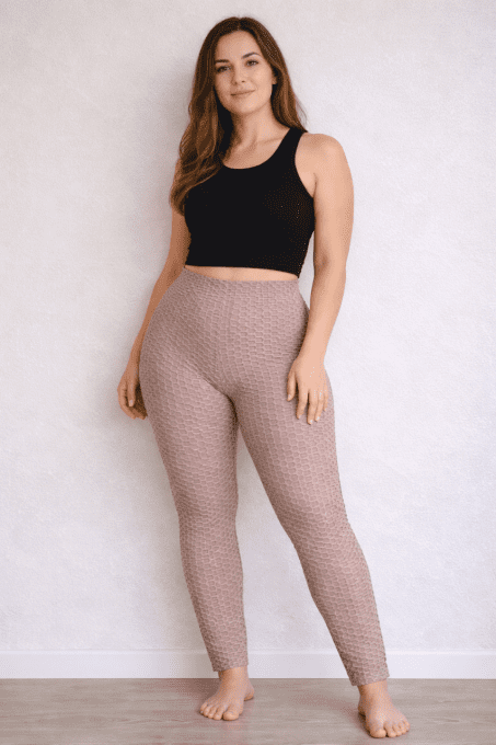 Legging gaufré texturé femme – 6 coloris – 40/42 & 42/44